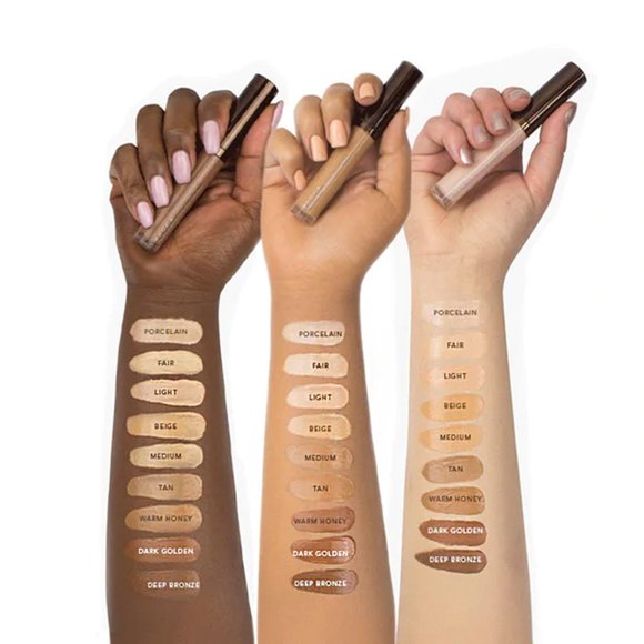 BECCA Dark Golden Aqua Luminous Perfecting Buildable Foundation NIB - Picture 6 of 8